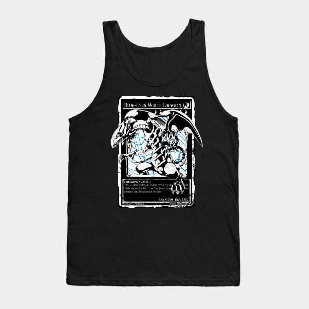 Blue Eyes White Dragon v4 Tank Top by CentuStore